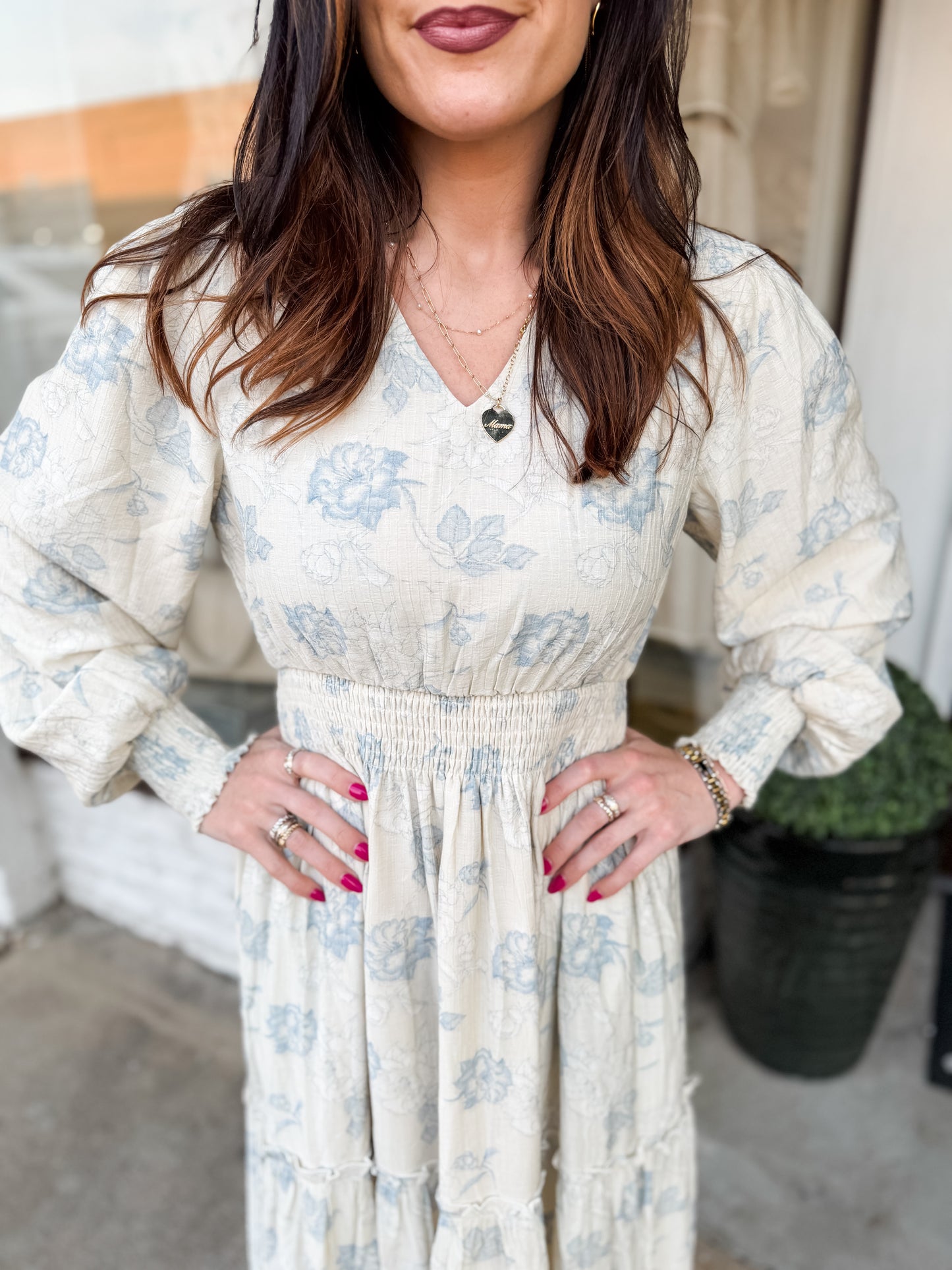 The Jacey in Heirloom Blue