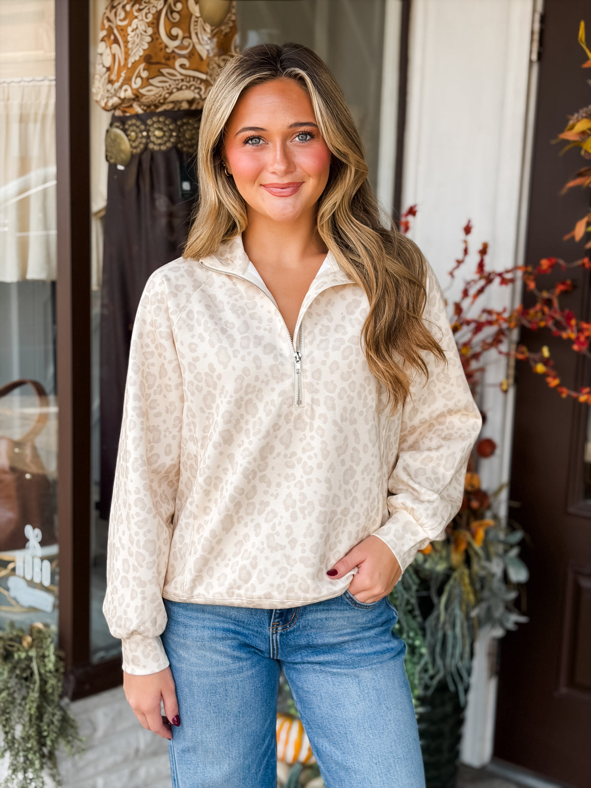 Leo Half Zip Top