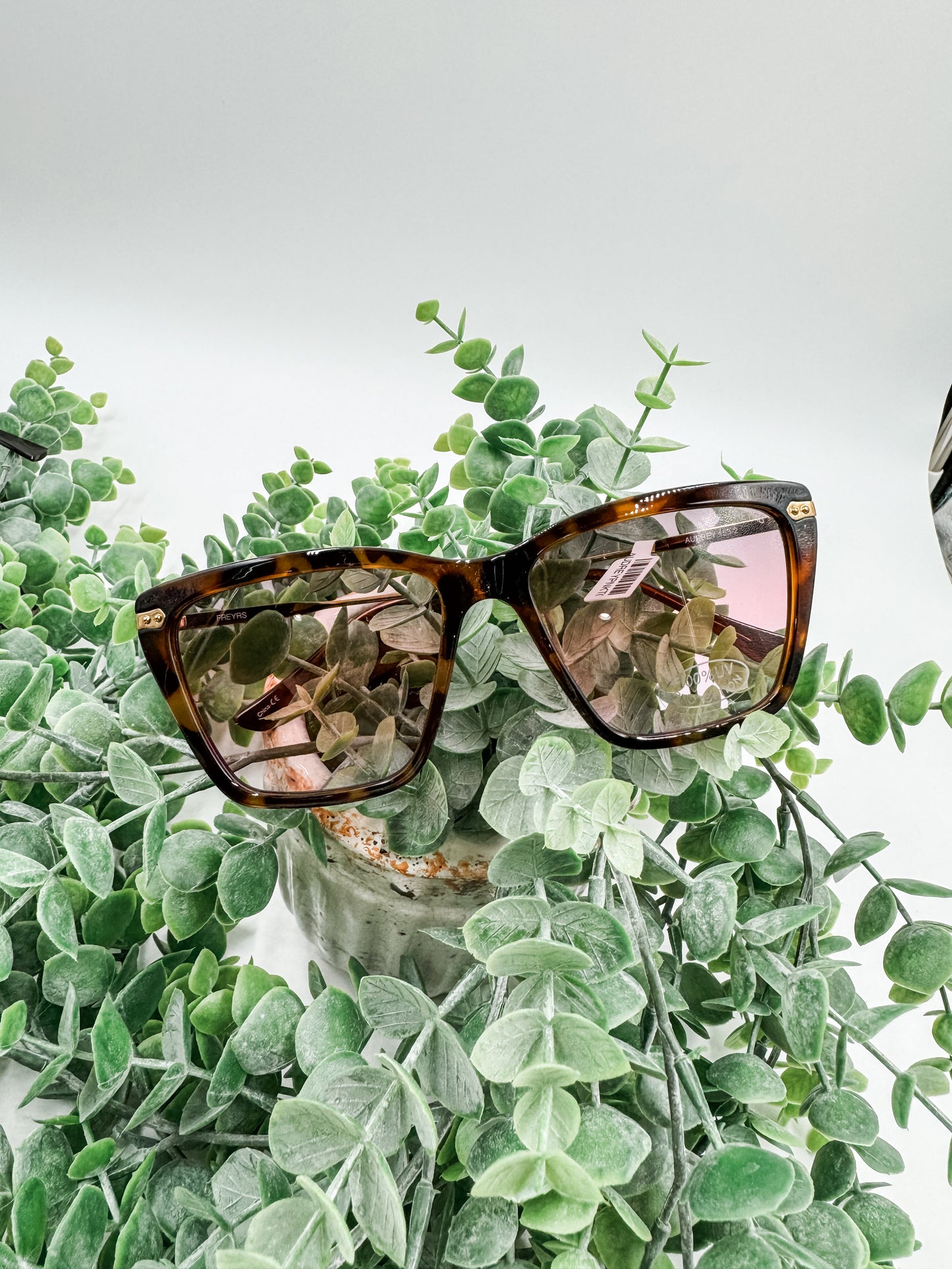 Audrey Tortoise Pink Sunglasses
