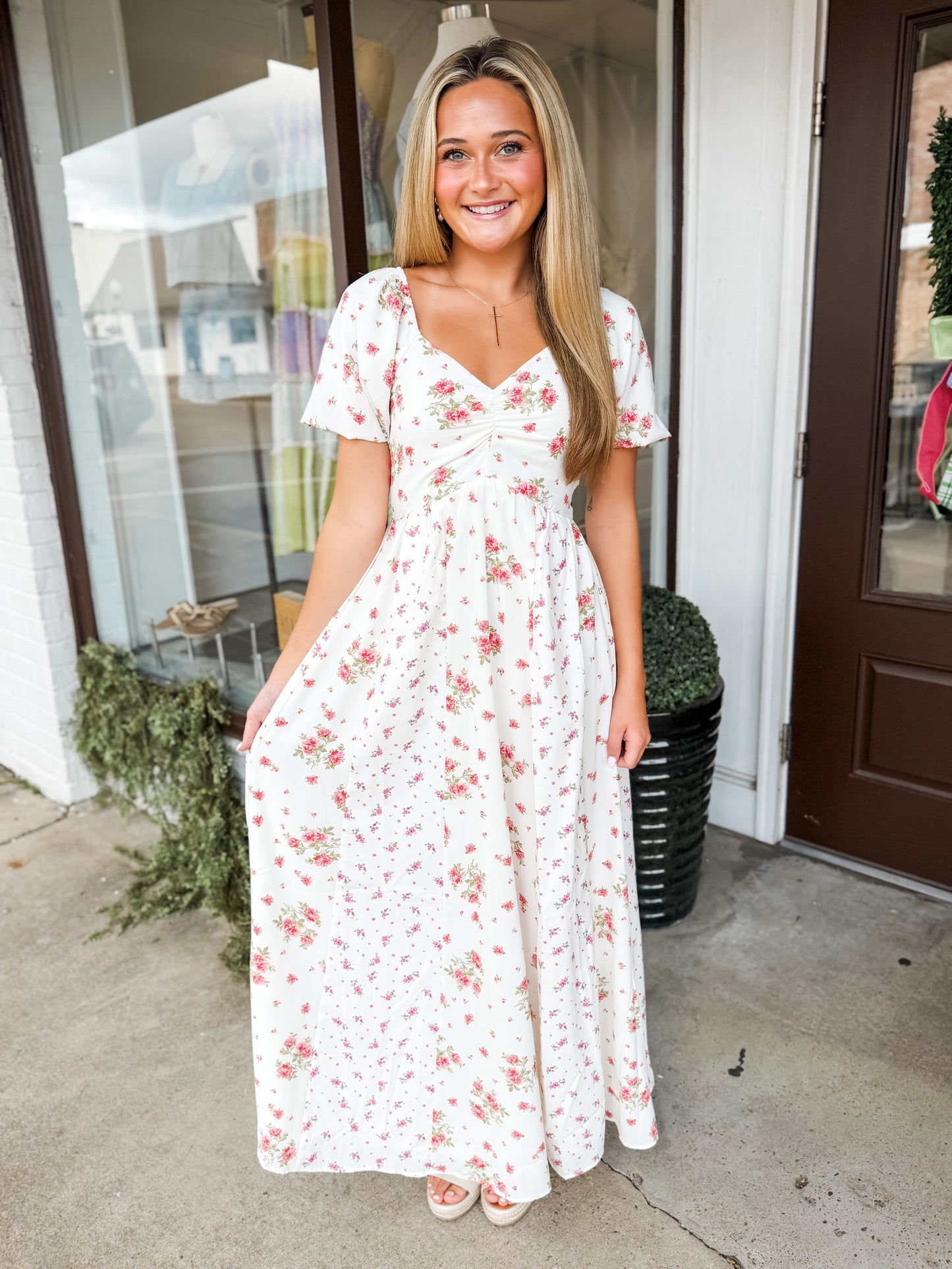 The Brunswick in Scattered Petals Dress