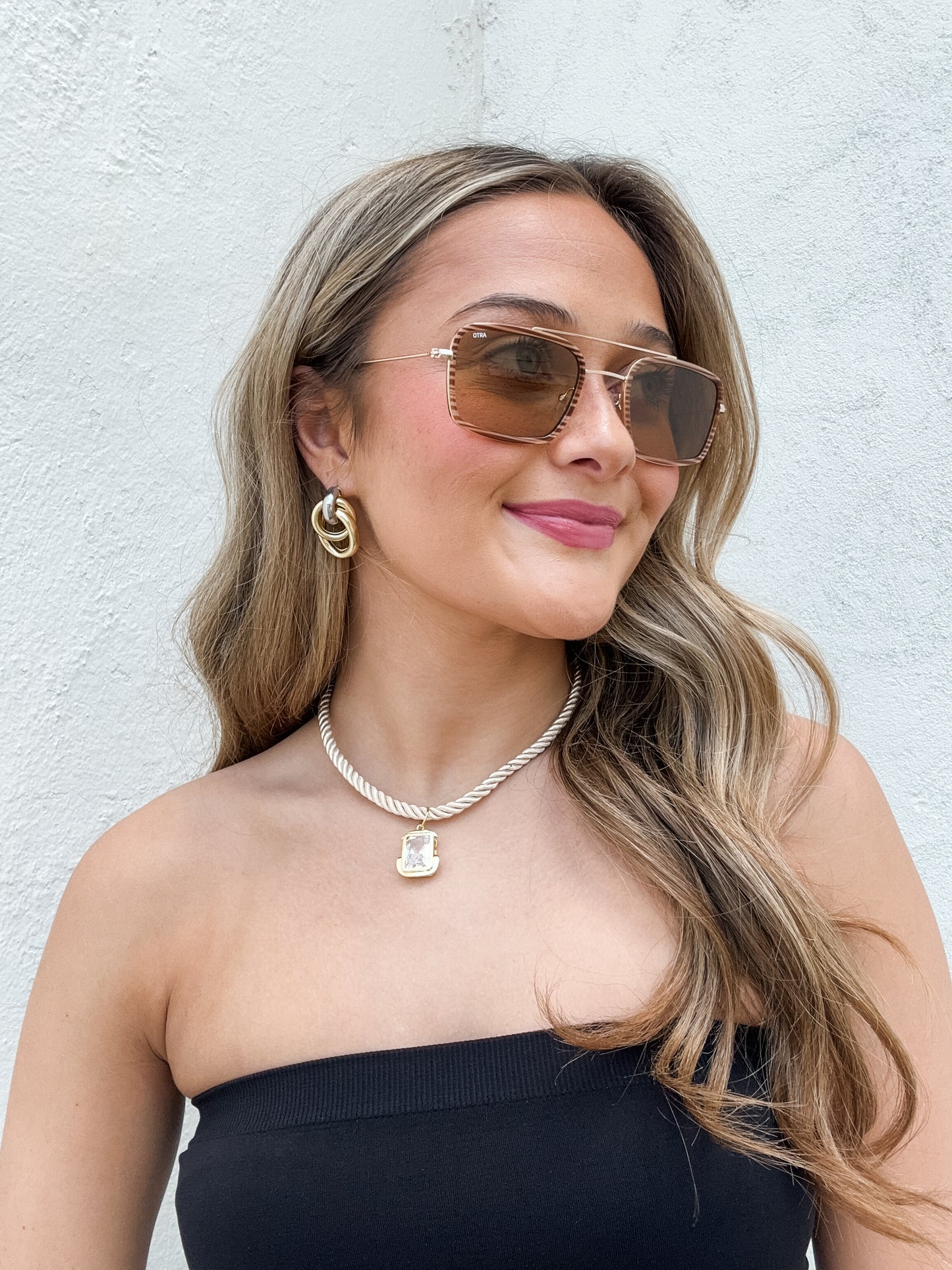 Kora Milky Tortoiseshell Sunglassess