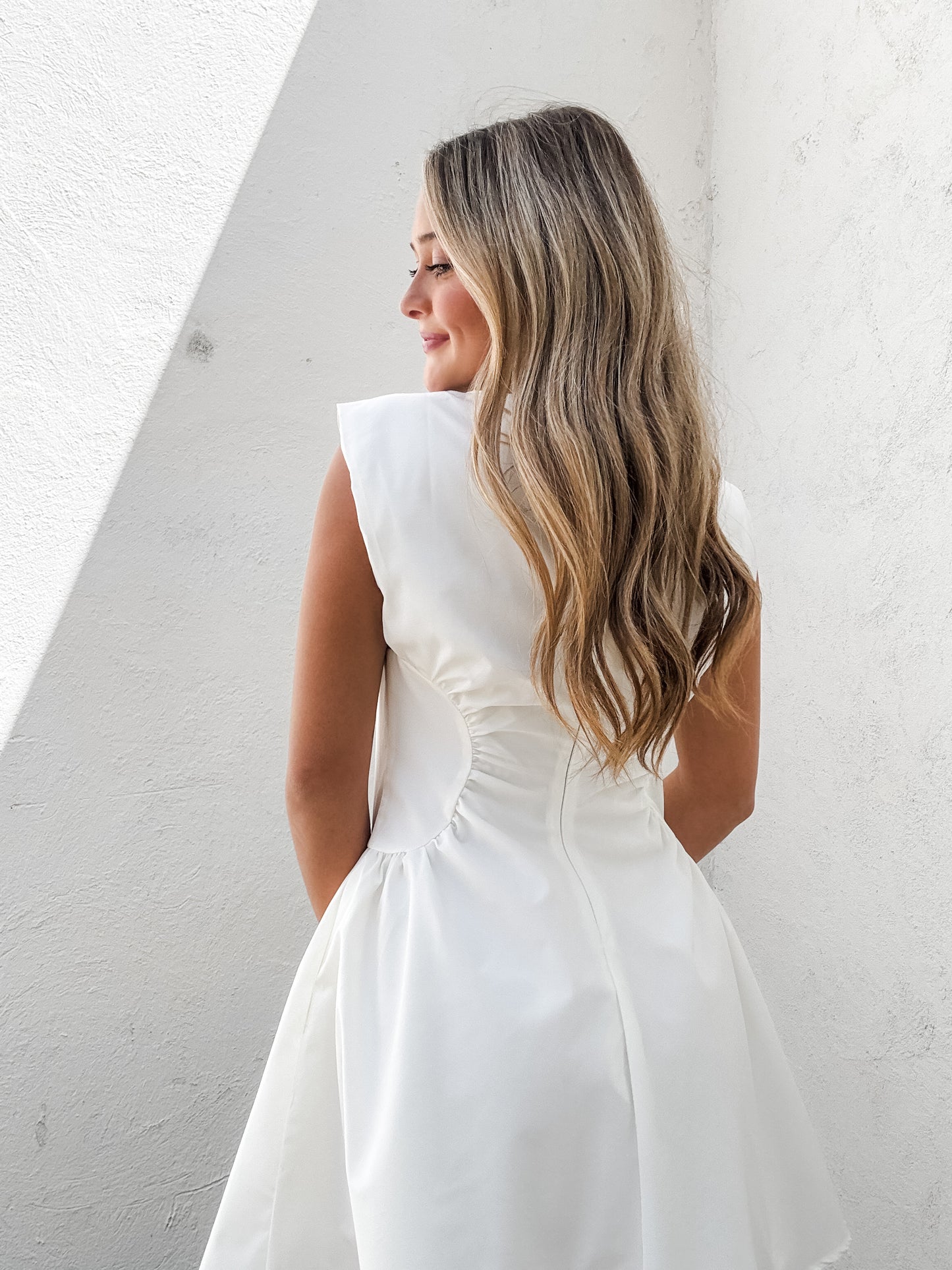Runaway With Me Dress White
