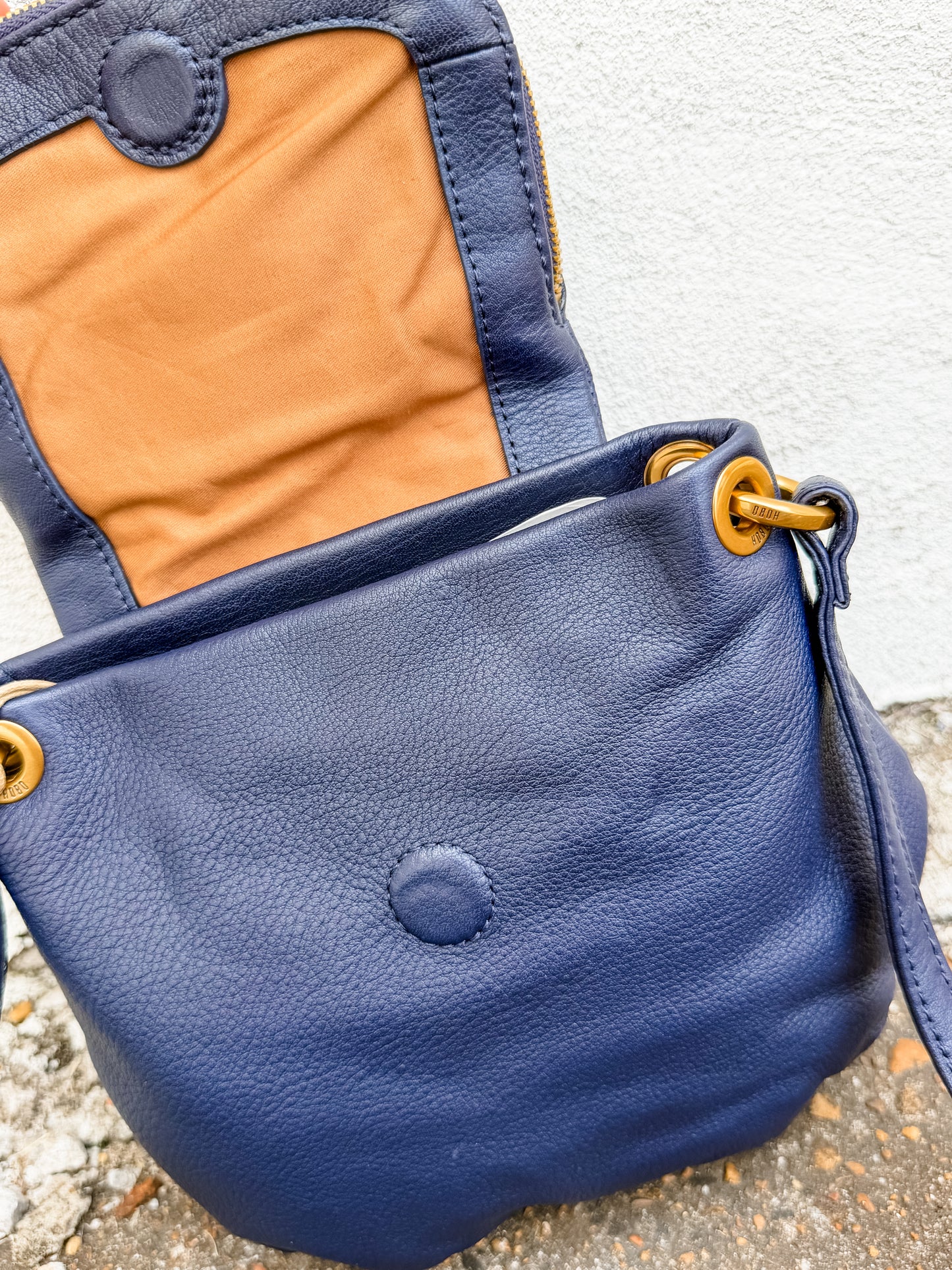 Fern Zip Flap Crossbody Ink Navy