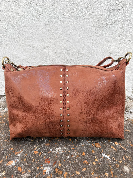 Avon Shoulder Bag Burnished Saddle