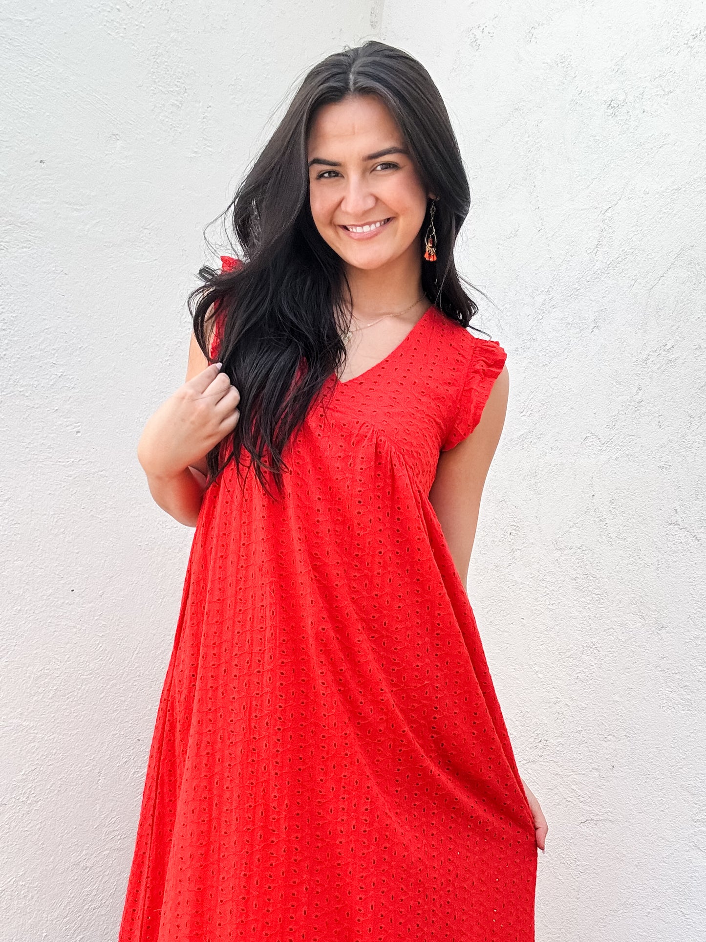 The Dutton in Hibiscus Eyelet