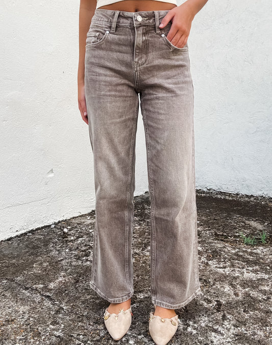 Briar Mid Rise Straight Jeans