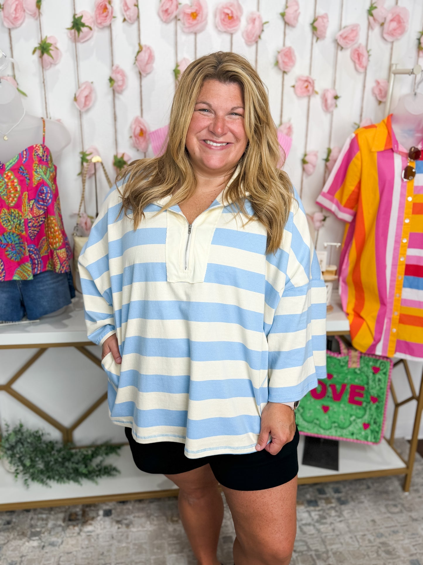 Heritage Stripe Top PLUS