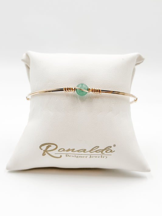 Breathe Bracelet Gold Aventurine