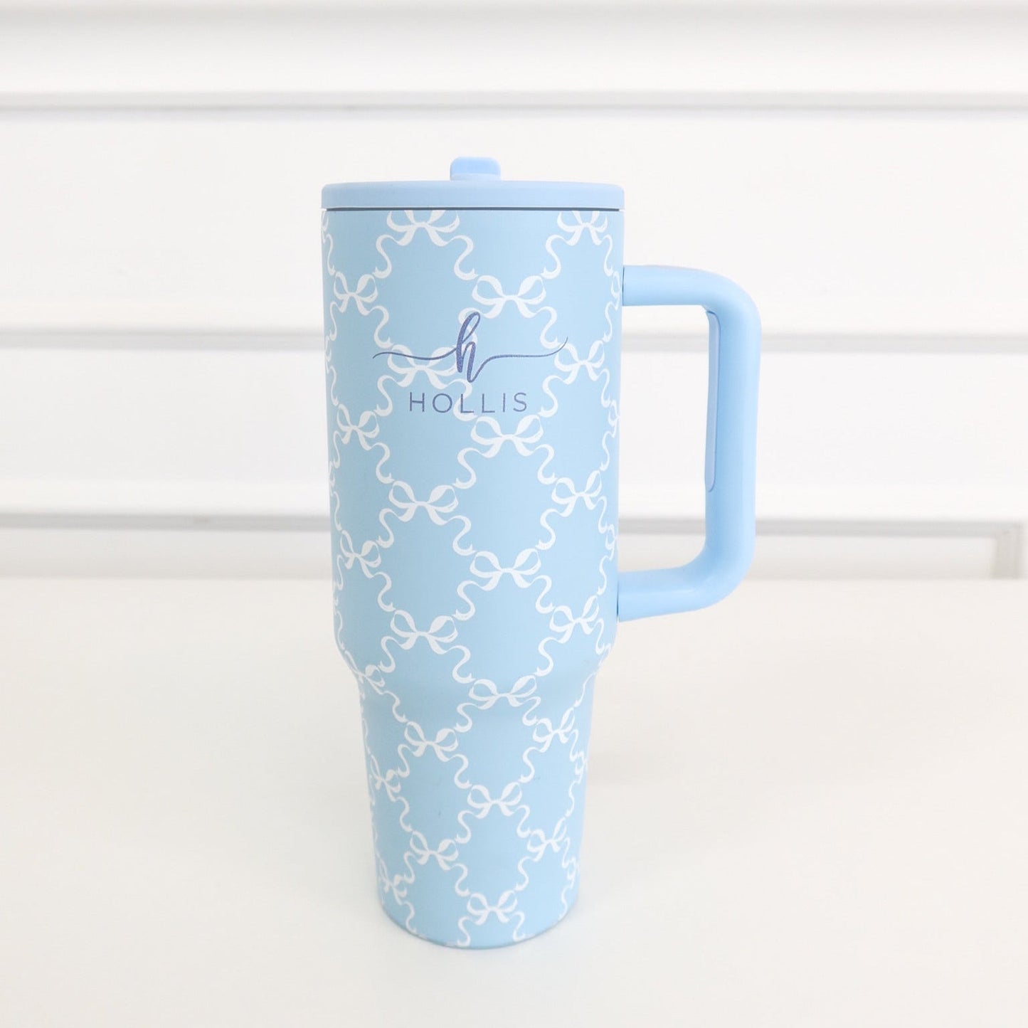 HydroChic Tumbler Blue Bow