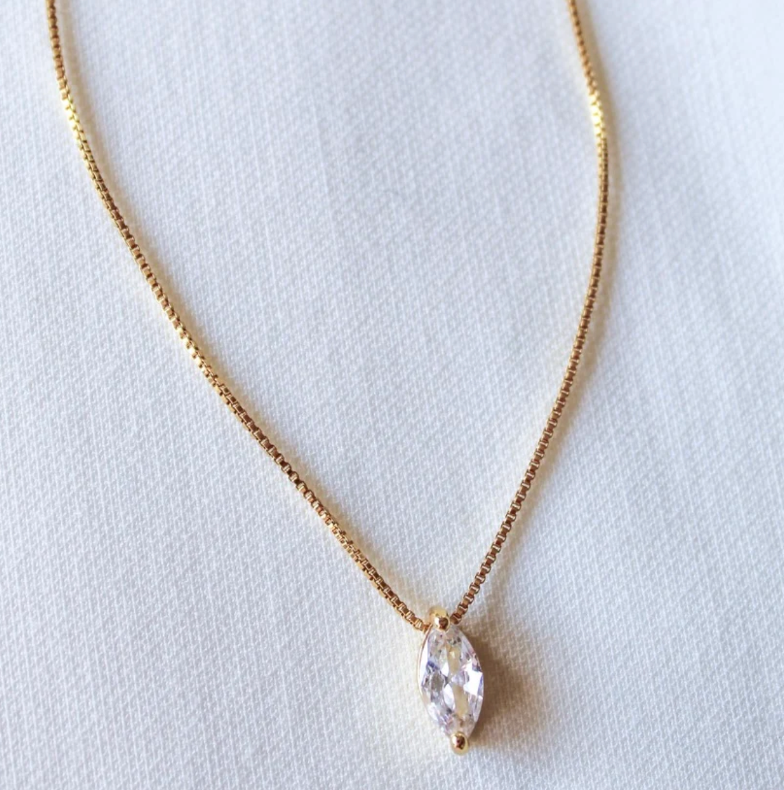 Marquise Slide Necklace