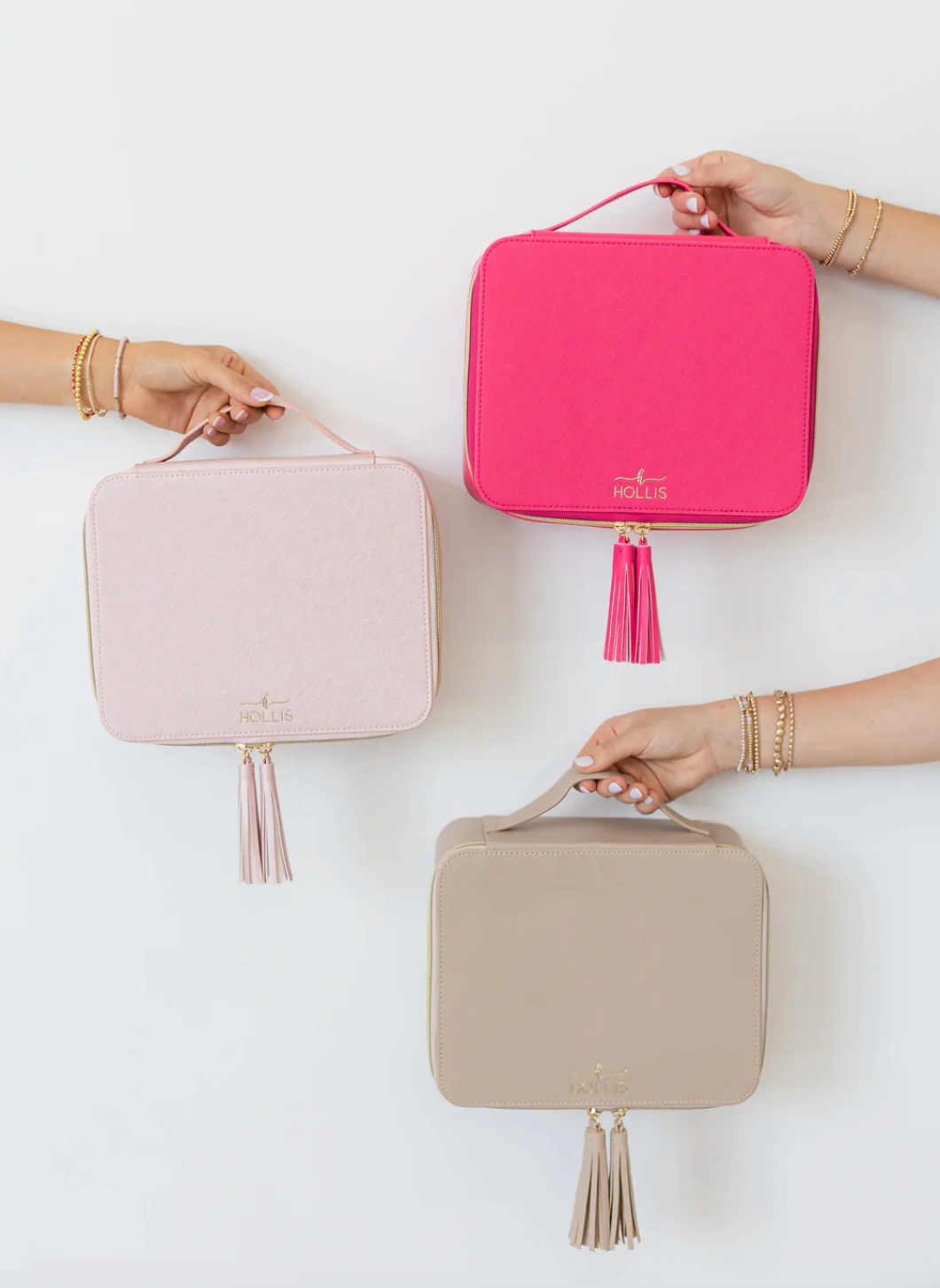 Jett Setter Cosmetic Bag Nude