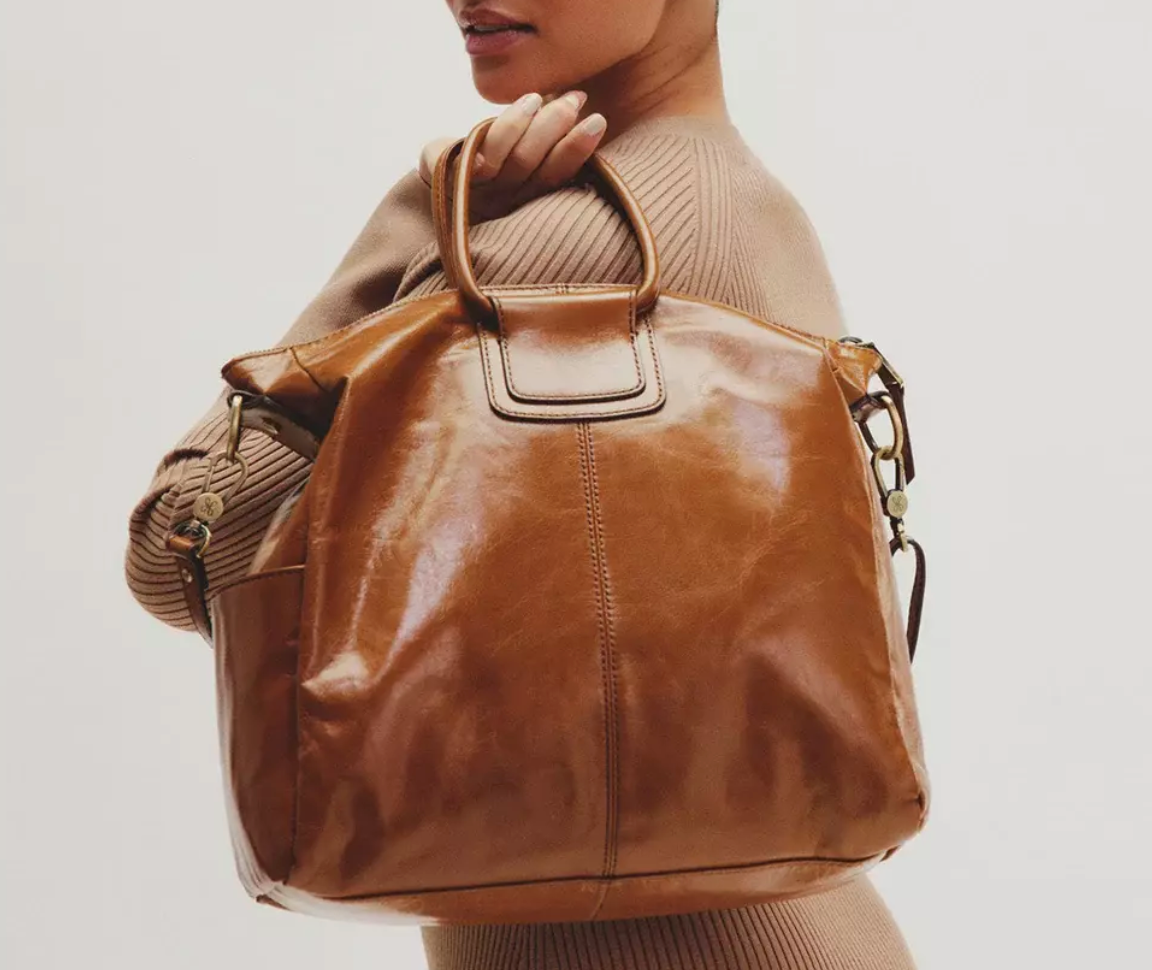 Sheila Large Satchel Truffle