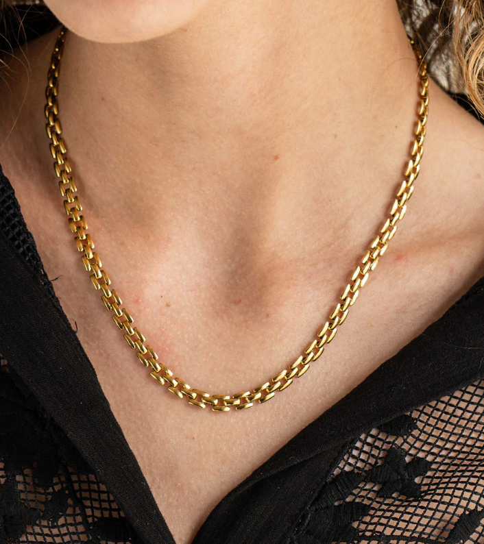 Squared Chain Necklace