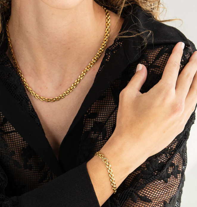 Squared Chain Necklace