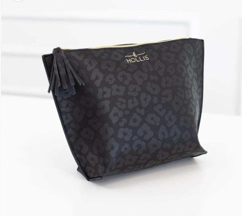 Camilla Couture Cosmetic Bag Black Leopard