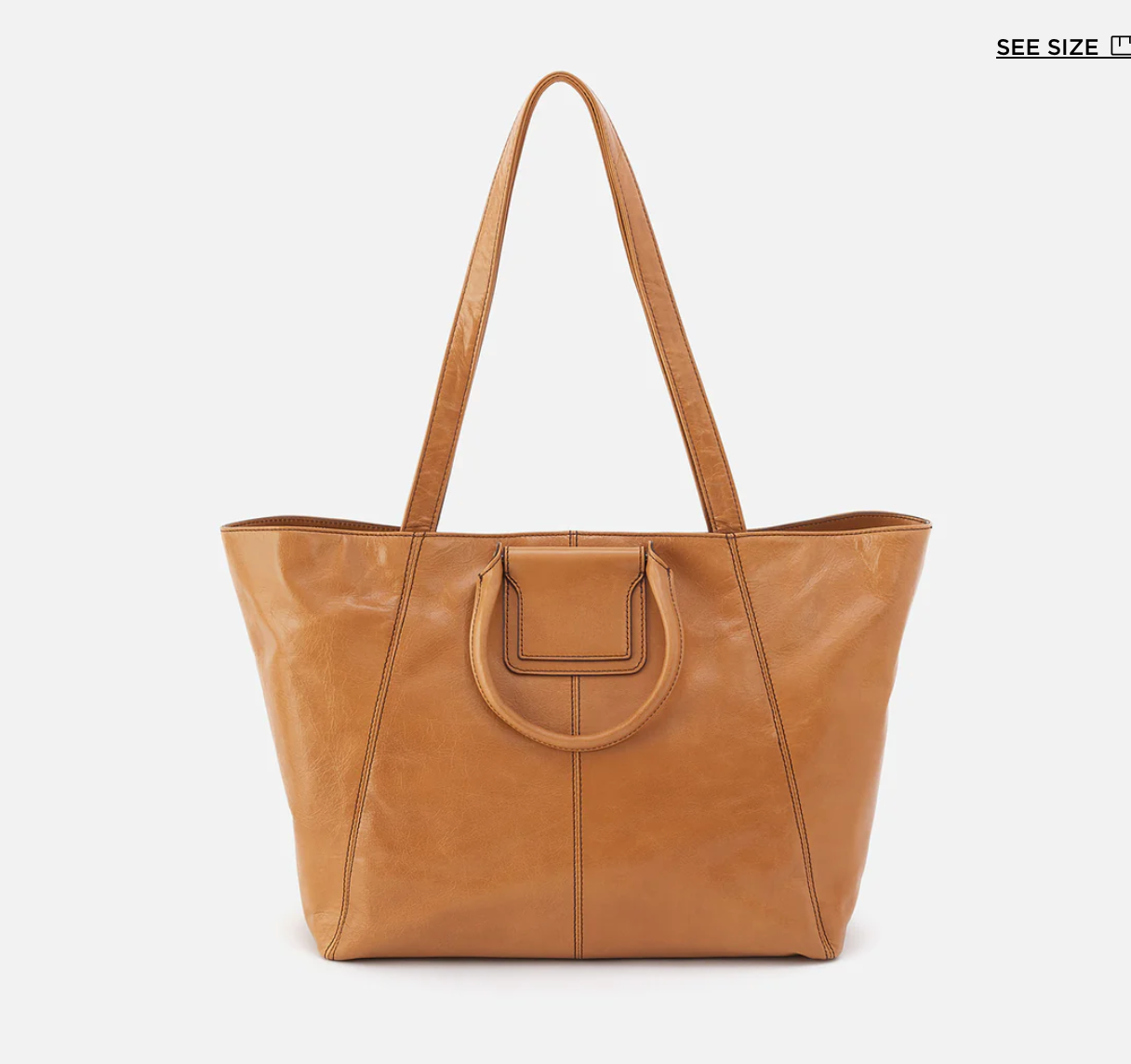 Sheila East-West Tote Natural