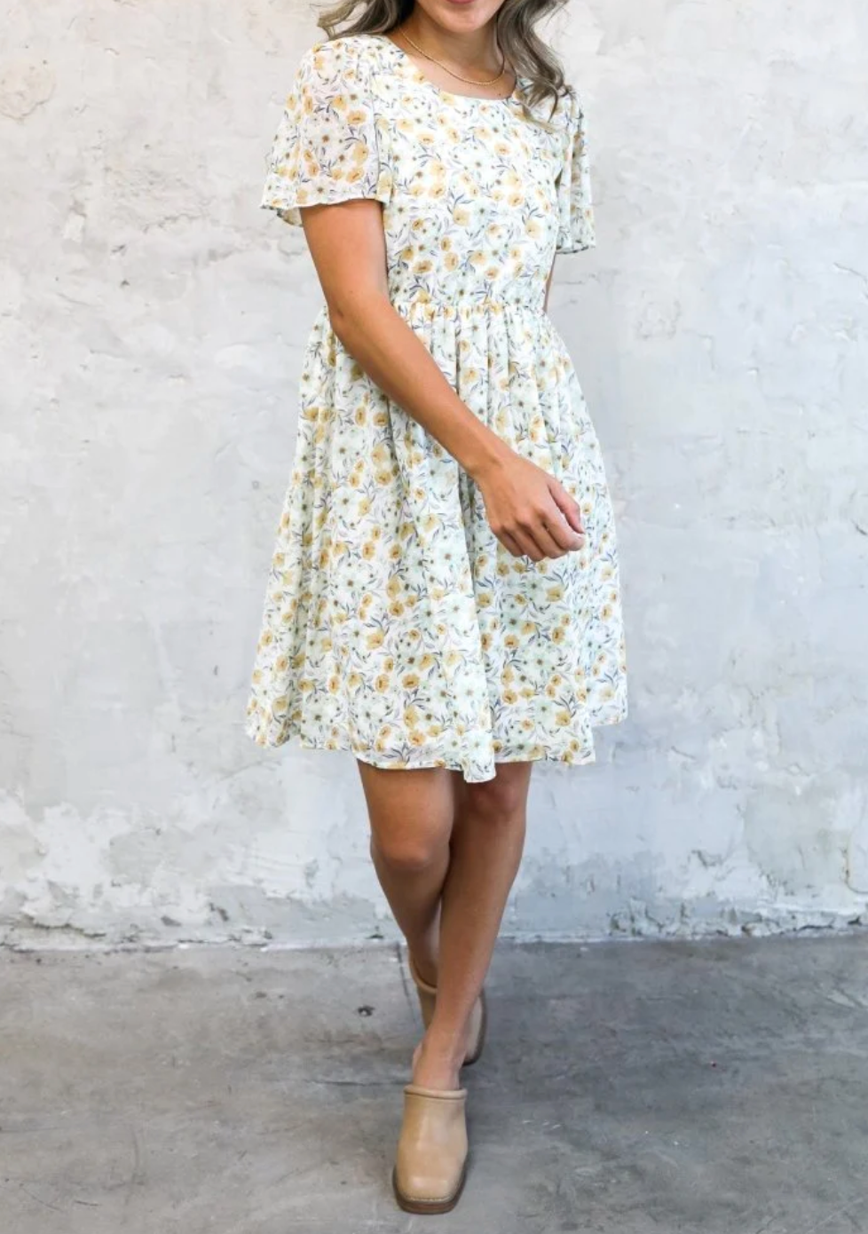 The Alyssa in Mint Magnolia Dress