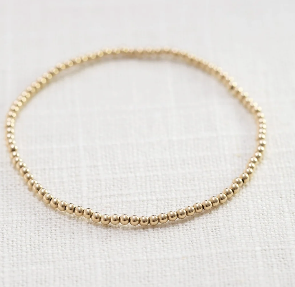 Gold-Filled Ball Bracelet 3mm