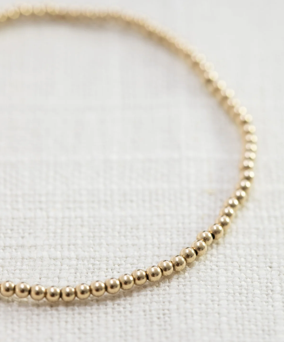 Gold-Filled Ball Bracelet 3mm