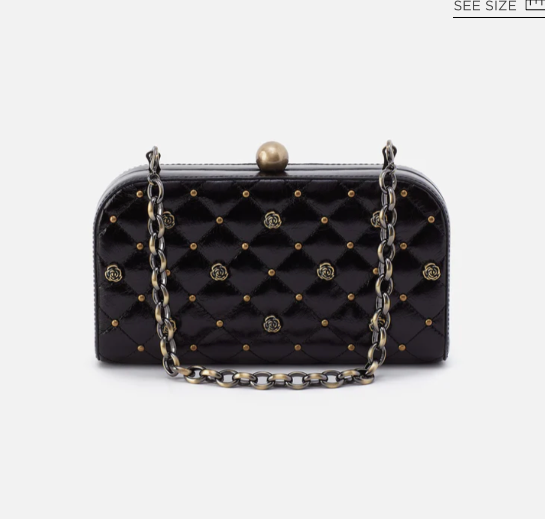 Lauren Minaudiere Studded Black