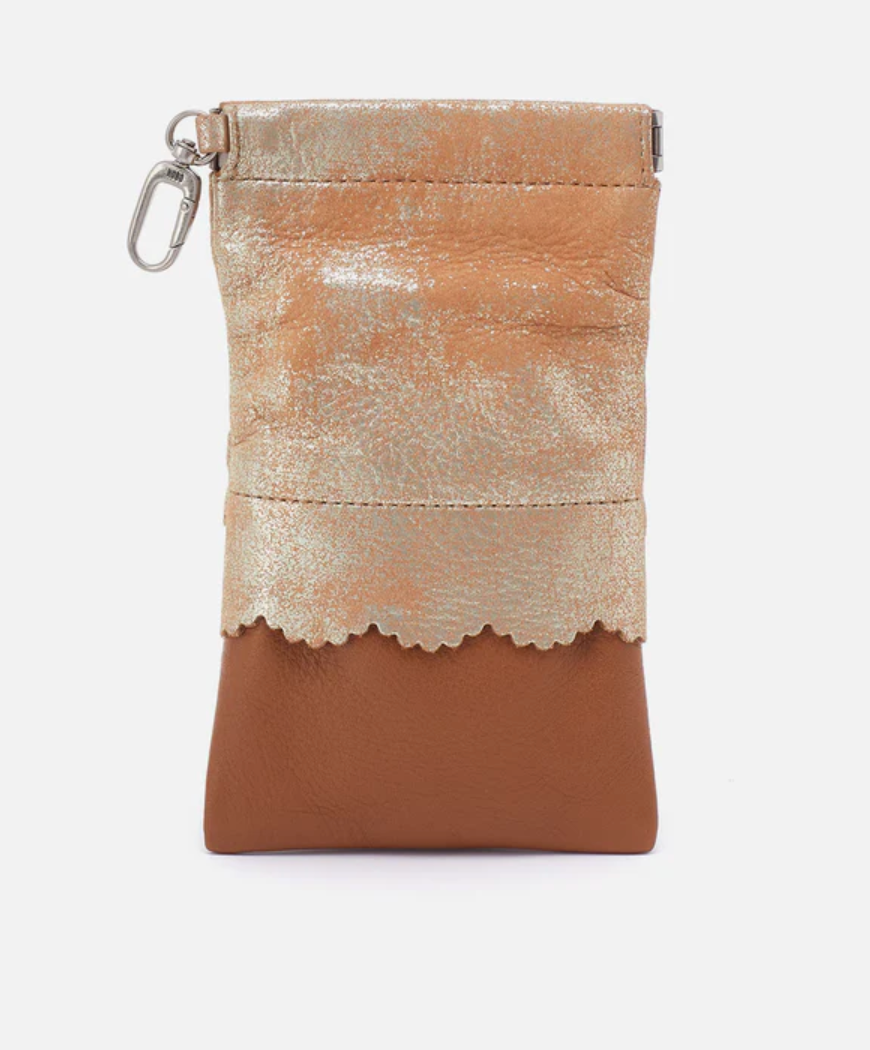 Facile Eyeglass Case in Saddle Stardust