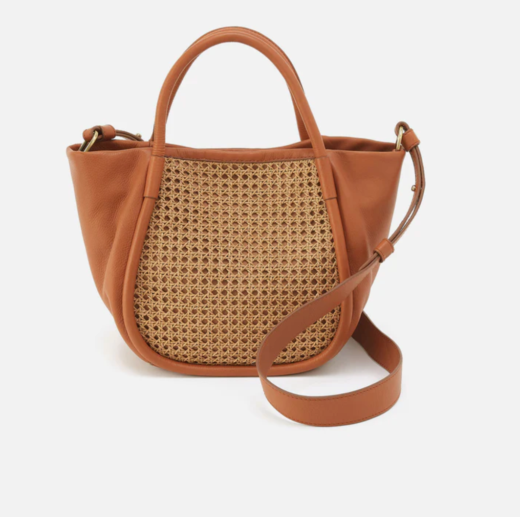 Margot Satchel in Burnished Caramel Caning