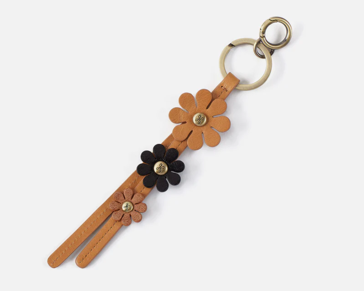 Triflower Keychain in Natural