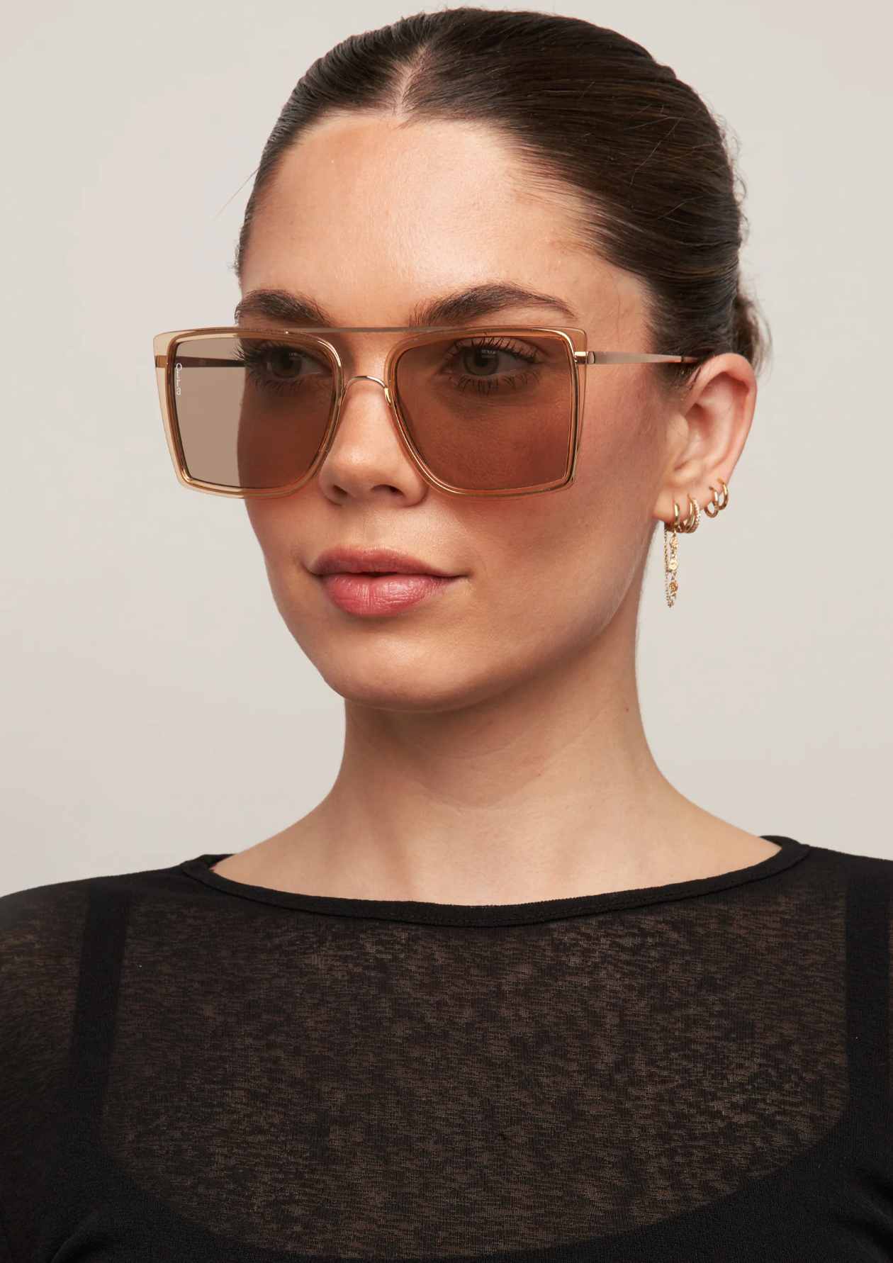 Velda Coffee/Brown Sunglasses
