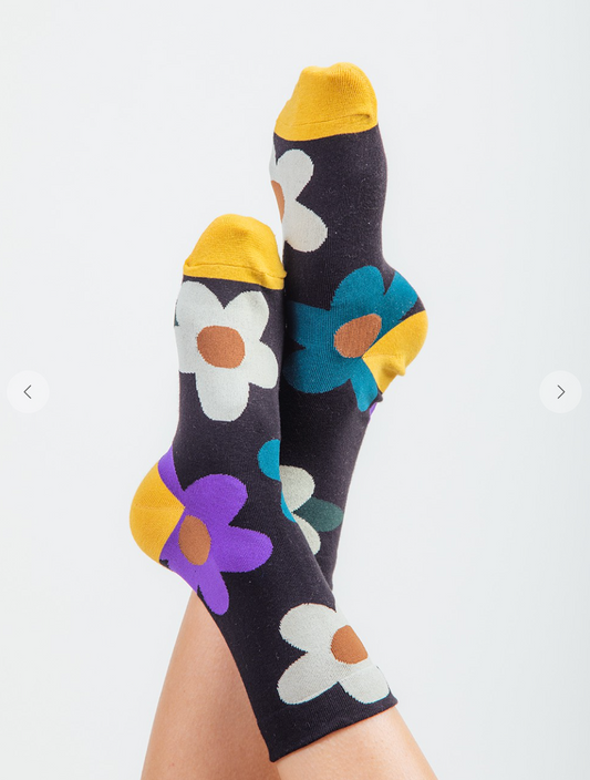 Floral Crew Sock