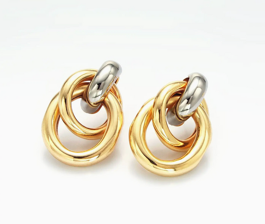 Mixed Metal Earrings