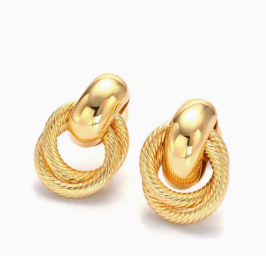 Croissant Knot Earrings