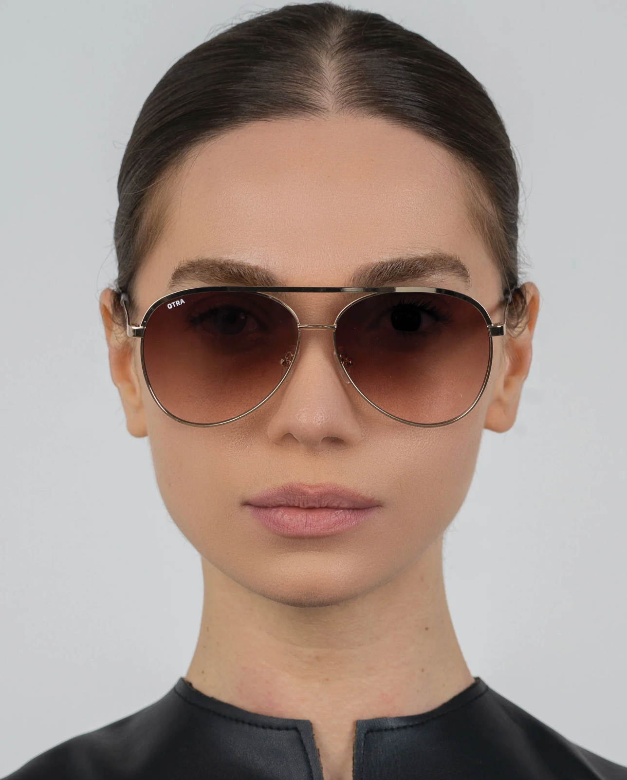 Charlie Gold/Brown Sunglasses