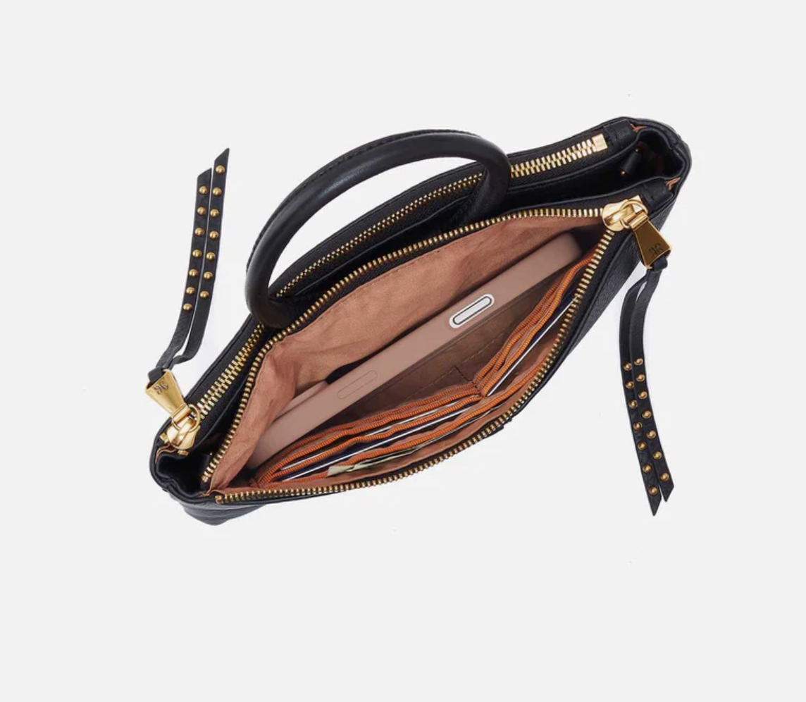 Sable Crossbody Black with Studs