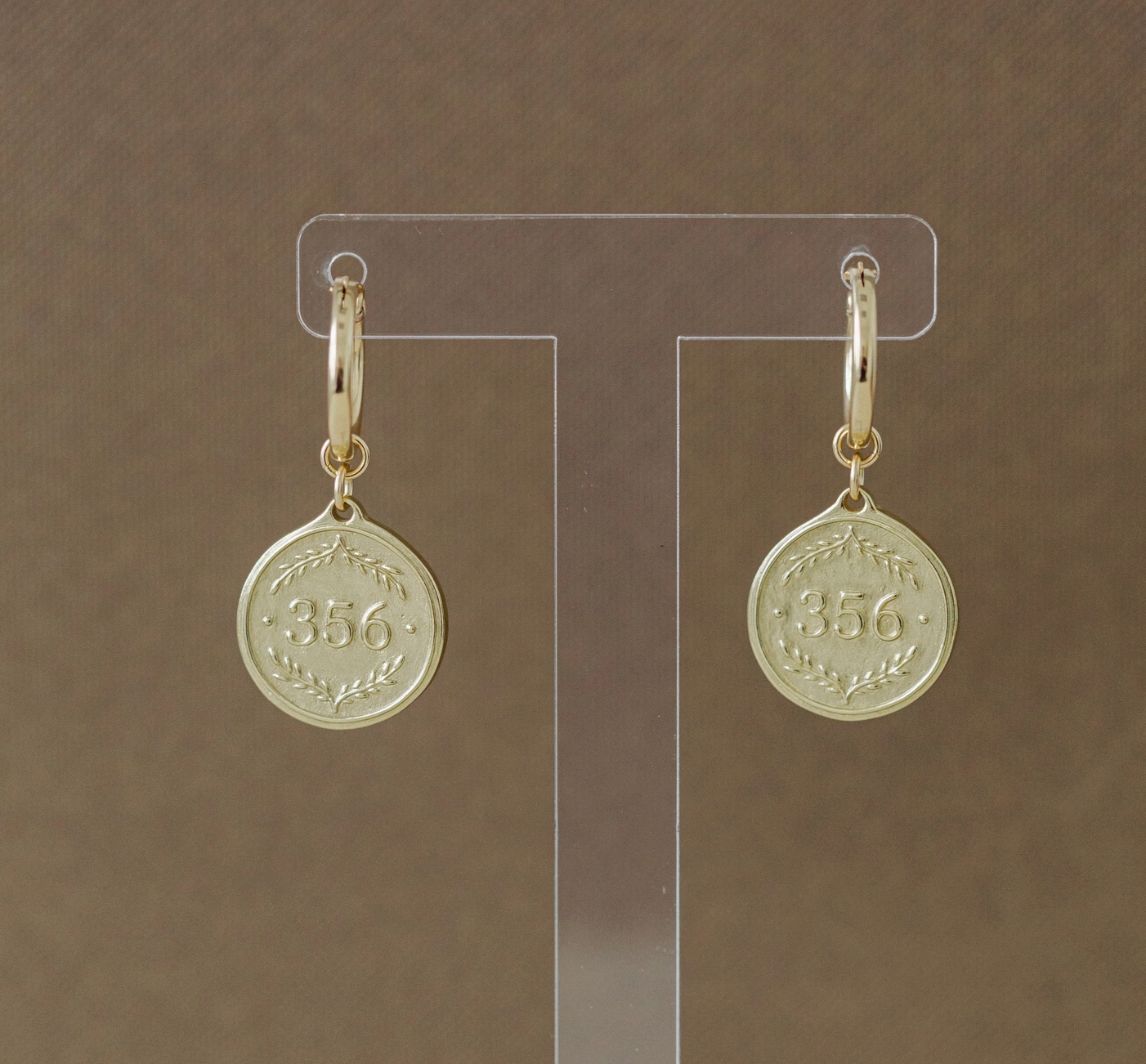 Proverbs 3:5-6 Hoop Earrings