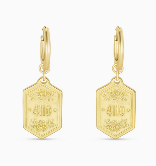 Isaiah 41:10 Hoop Earrings