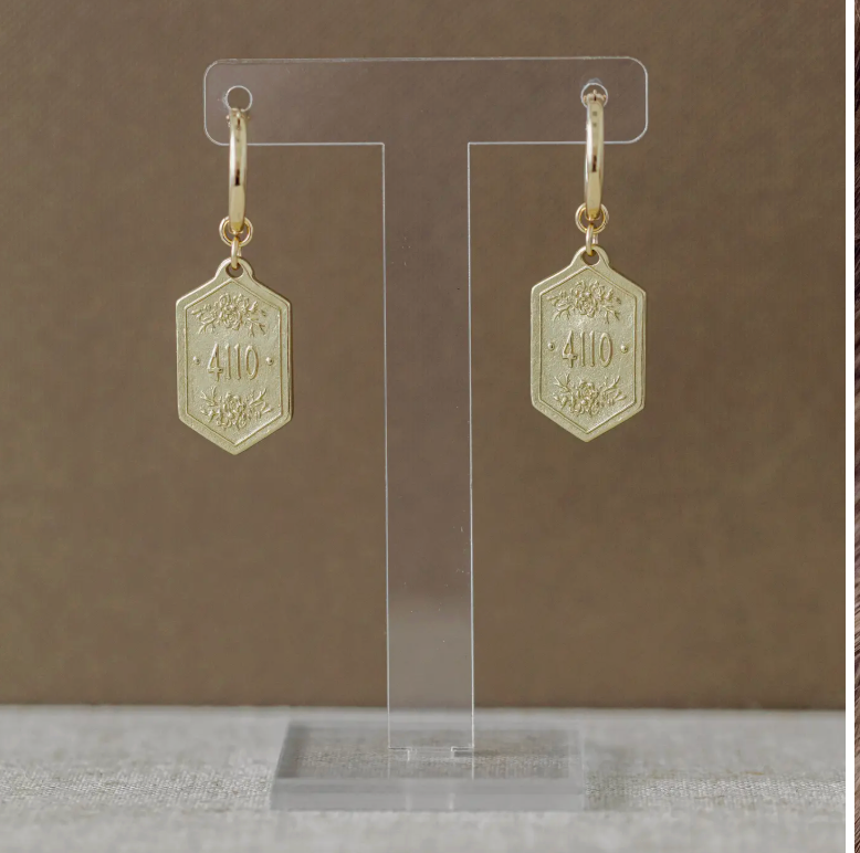 Isaiah 41:10 Hoop Earrings