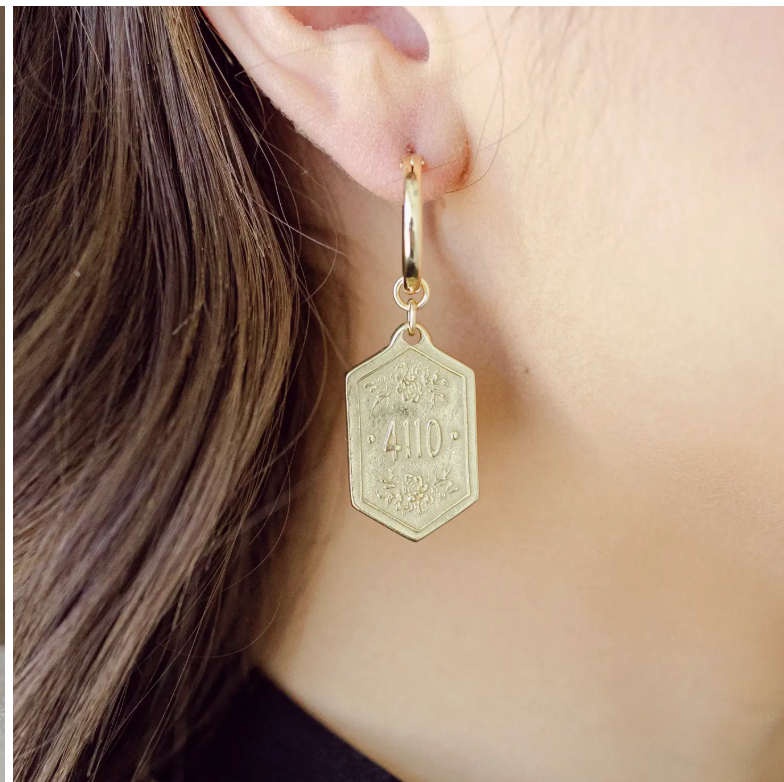 Isaiah 41:10 Hoop Earrings