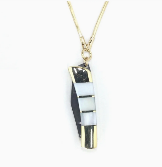 Polly PocketKnife Necklace