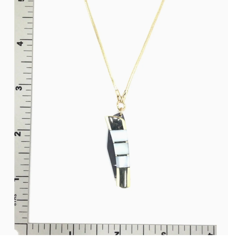 Polly PocketKnife Necklace