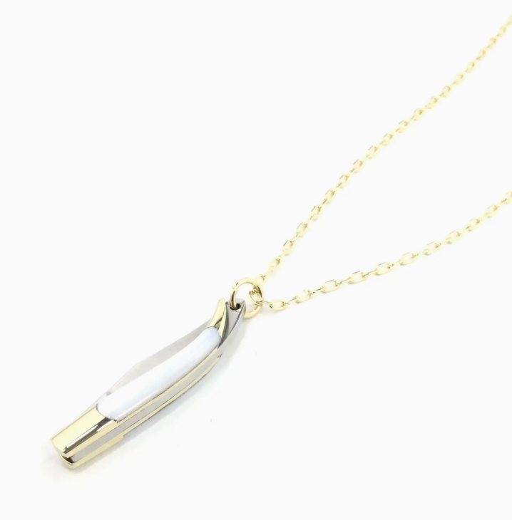 Pearl Pocketknife Necklace