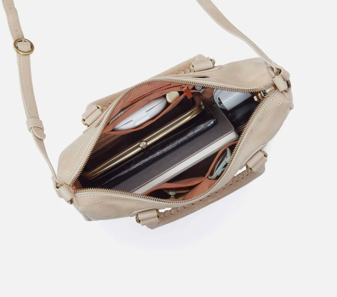 Expedition Satchel Frosted Pearl