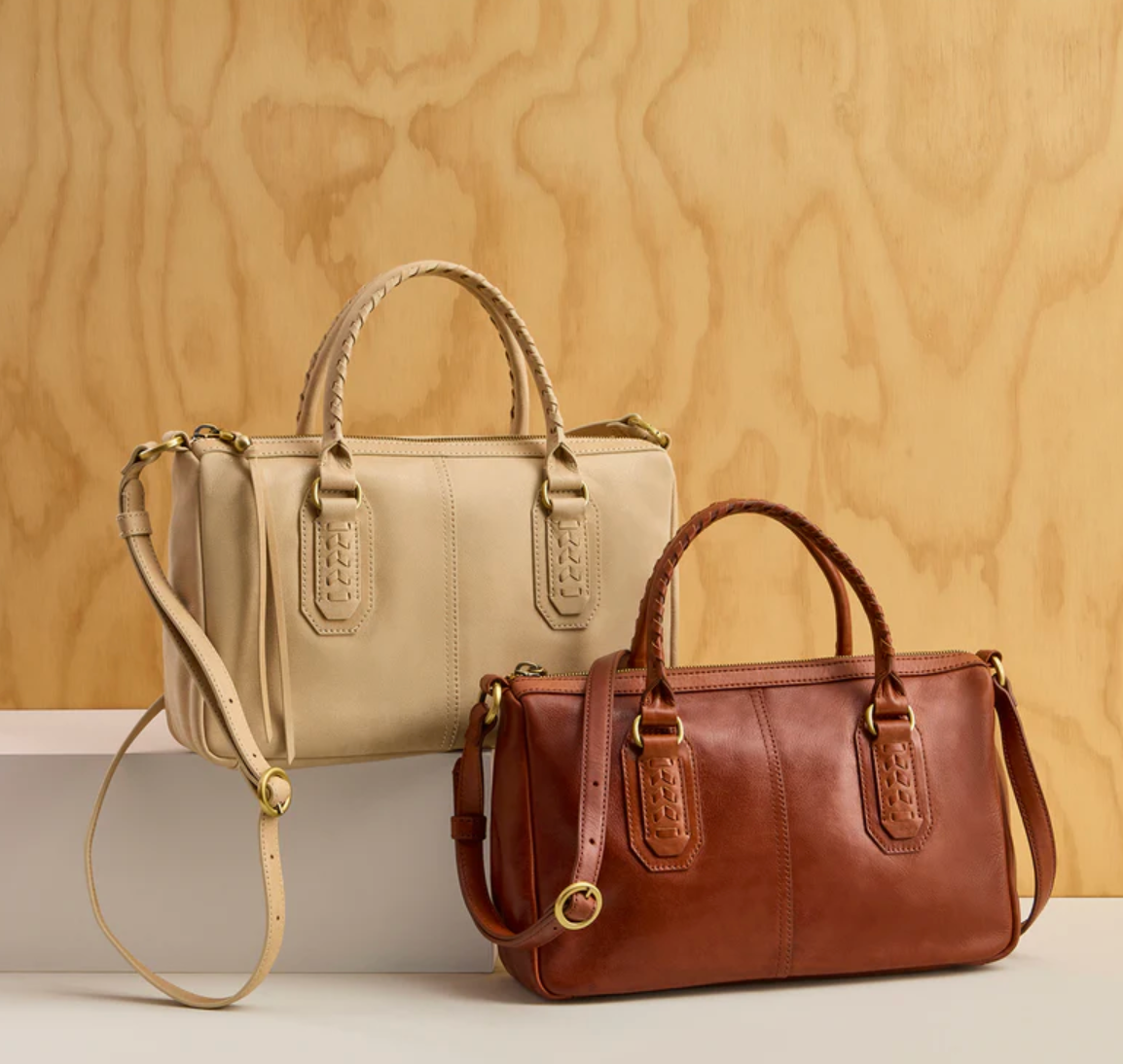 Expedition Satchel Frosted Pearl