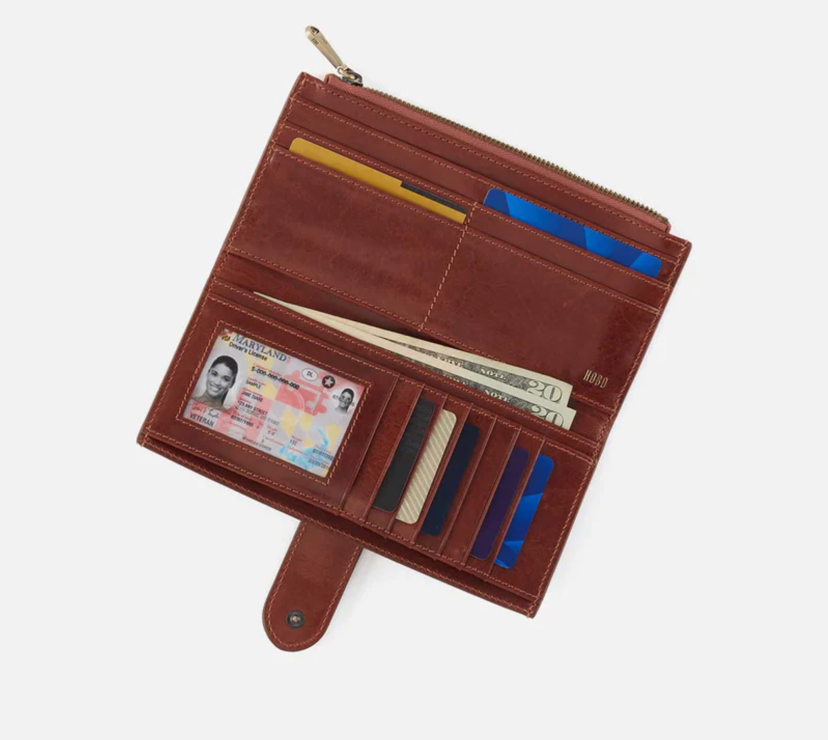 Dunn Continental Wallet Pecan Ridge