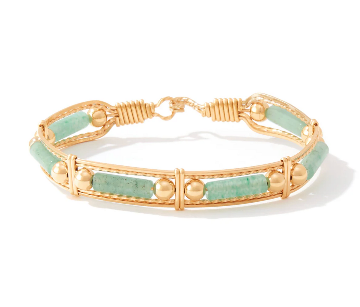 Color Your World Bracelet (Gold Beads)