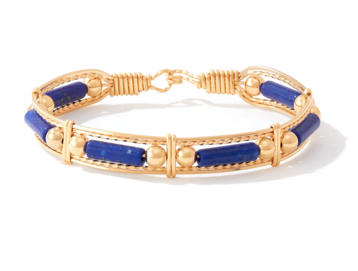 Color Your World Bracelet (Gold Beads)
