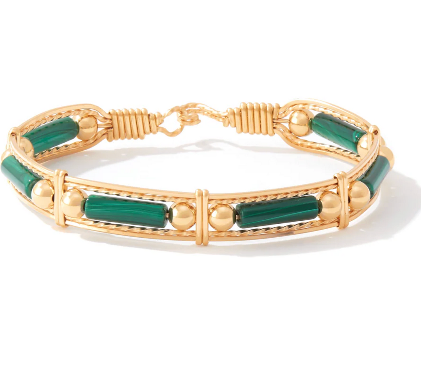 Color Your World Bracelet (Gold Beads)