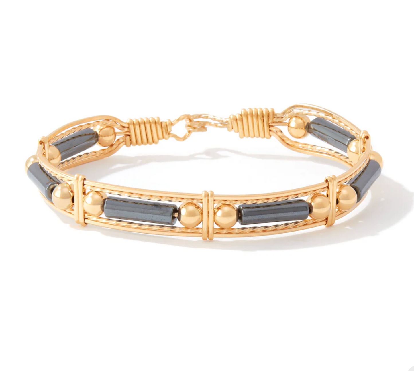 Color Your World Bracelet (Gold Beads)