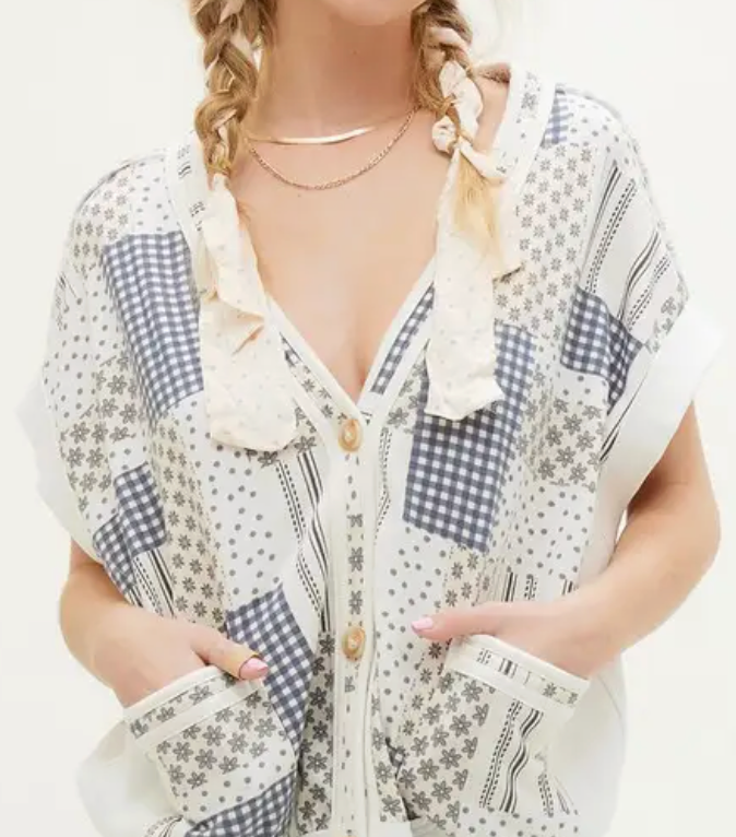 Patchwork Vest
