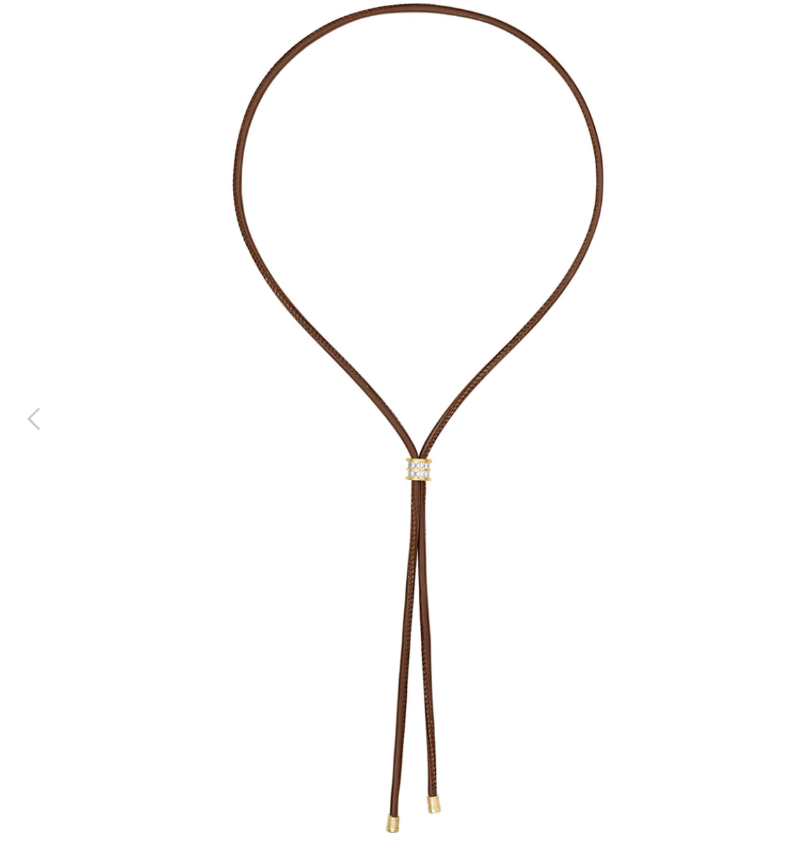 Piper Cord Bolo Necklace