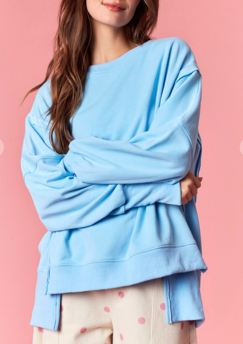 My Baby Blue Sweatshirt